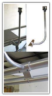 Anchor and running light option for custom arches