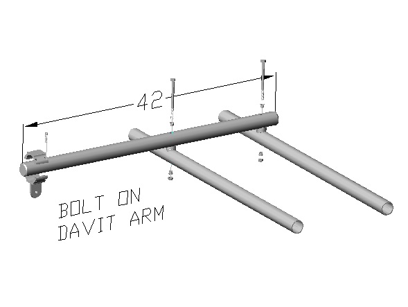 KIT79000 Extension Davits