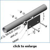 T-Top Bolt on Outrigger Plates