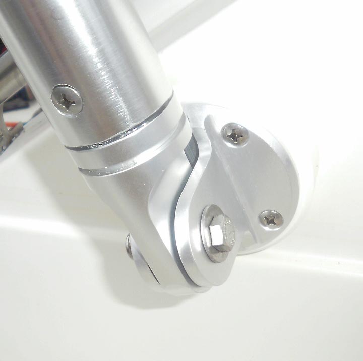 Pin and Pad radar arch mounting fitting detail