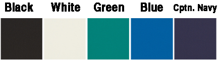 Available Radius® T-Top fabric colors