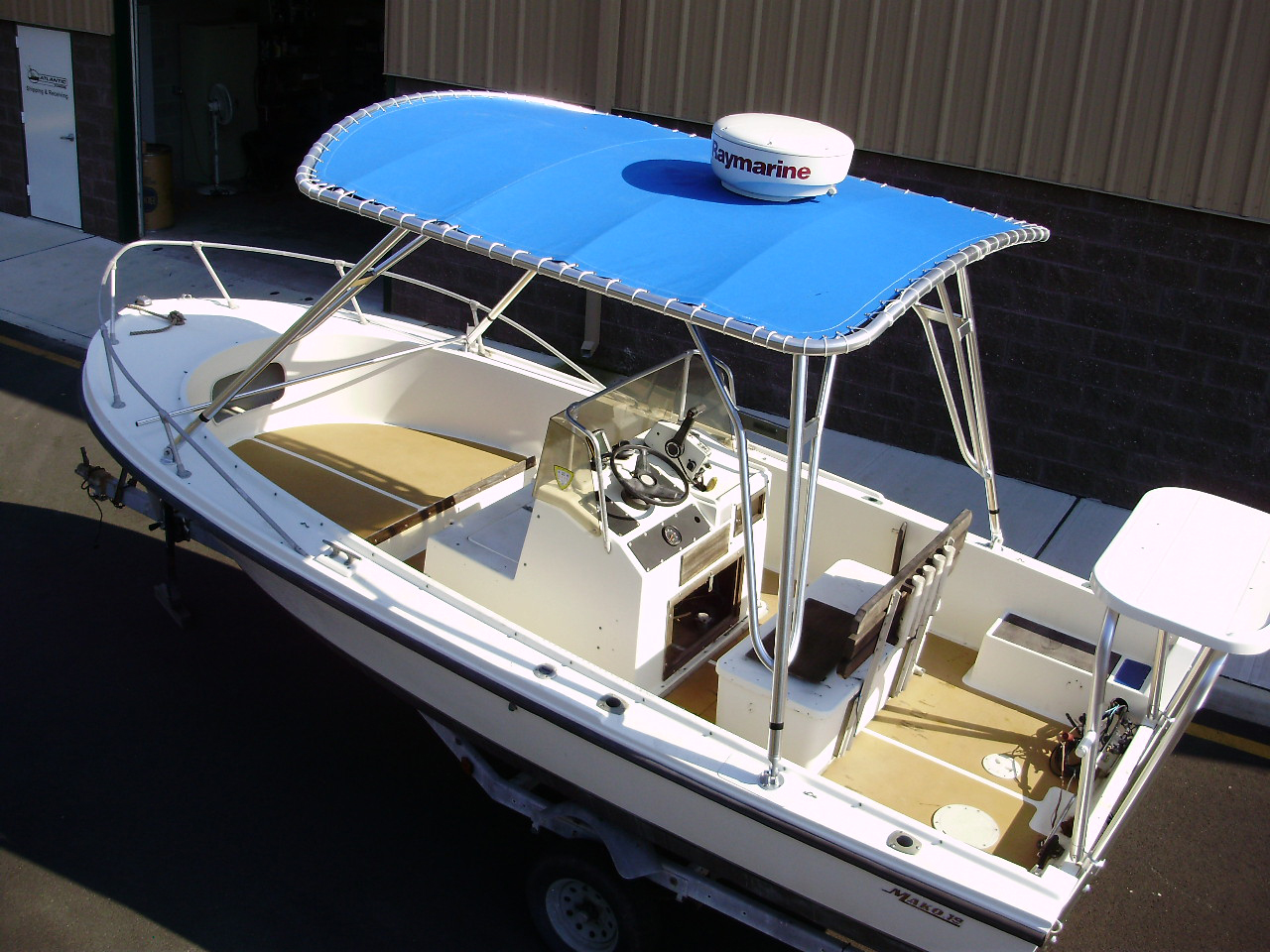 SunTop on bow rider configuration