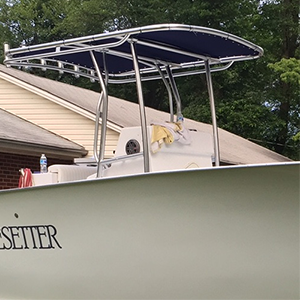 Super Radius® T-Top in Sunbrella configuration