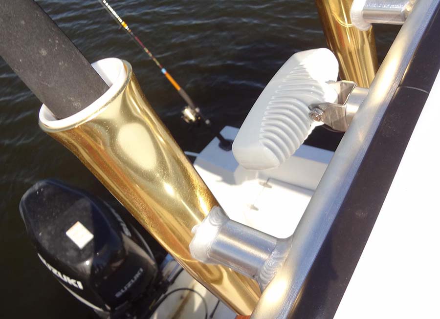 Rod holder detail on Super Radius® T-Top