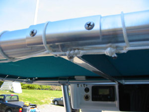Concealed wiring installation detail