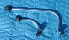 Anchor and running light option for radar arch centerline mounting