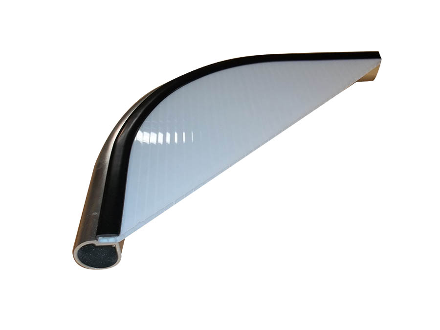 Polycarbonate honeycomb panel sample