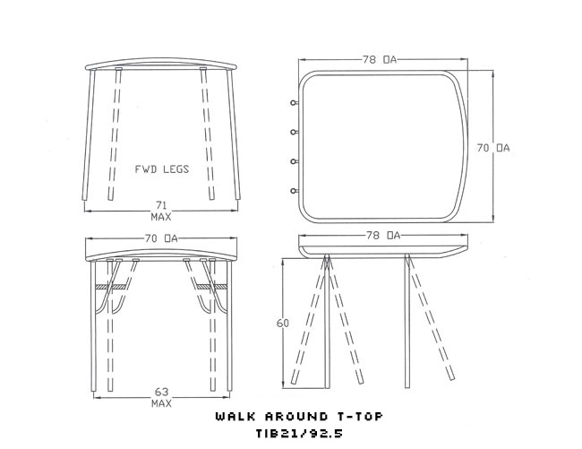WalkAround Tee installed profile