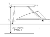WalkAround Tee inside mounting option